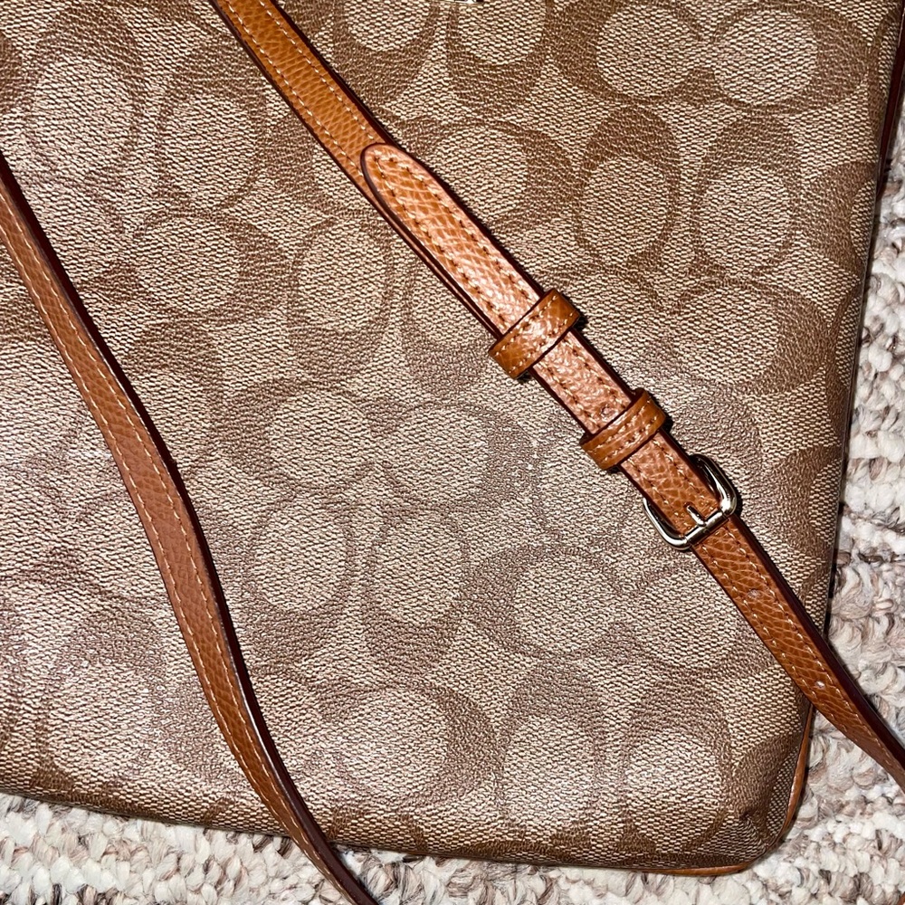 Coach Monogram Brown Crossbody - Picture 8 of 12